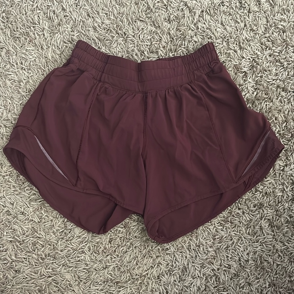 Lululemon Maroon shorts